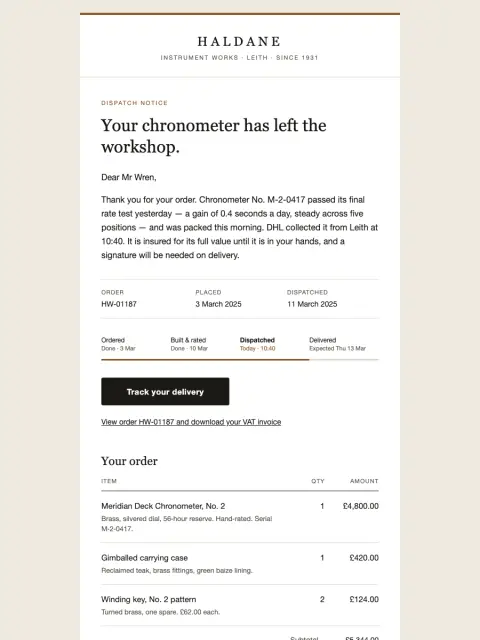 Claude Fable 5.1 - HTML Email