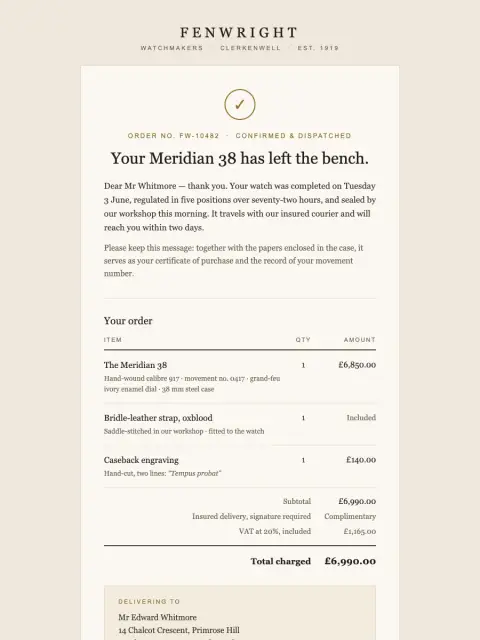 Claude Fable 5 - HTML Email