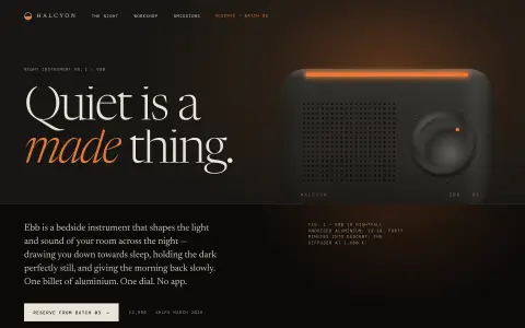 Claude Opus 5.5 - Brand Landing Page