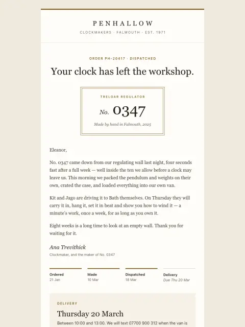 Claude Opus 5.5 - HTML Email