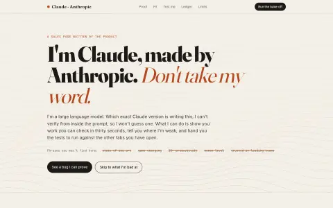 Claude Sonnet 5.5 (high) - Sell Yourself