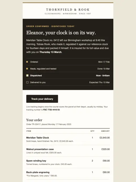 Claude Sonnet 5.5 (high) - HTML Email