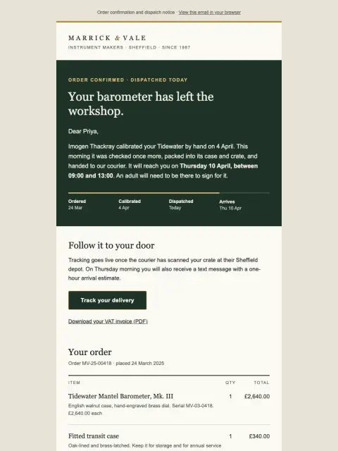 Claude Sonnet 5.5 - HTML Email