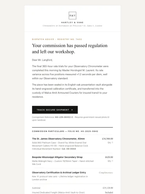 Gemini 3.8 Flash - HTML Email