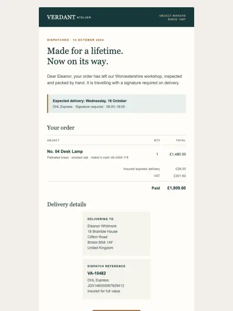 GPT-5.6 Terra - HTML Email