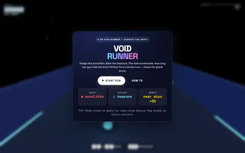 Muse Spark 1.2's playable 3D game — opening state