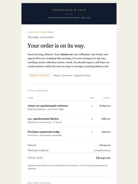 Qwen 3.7 Max - HTML Email