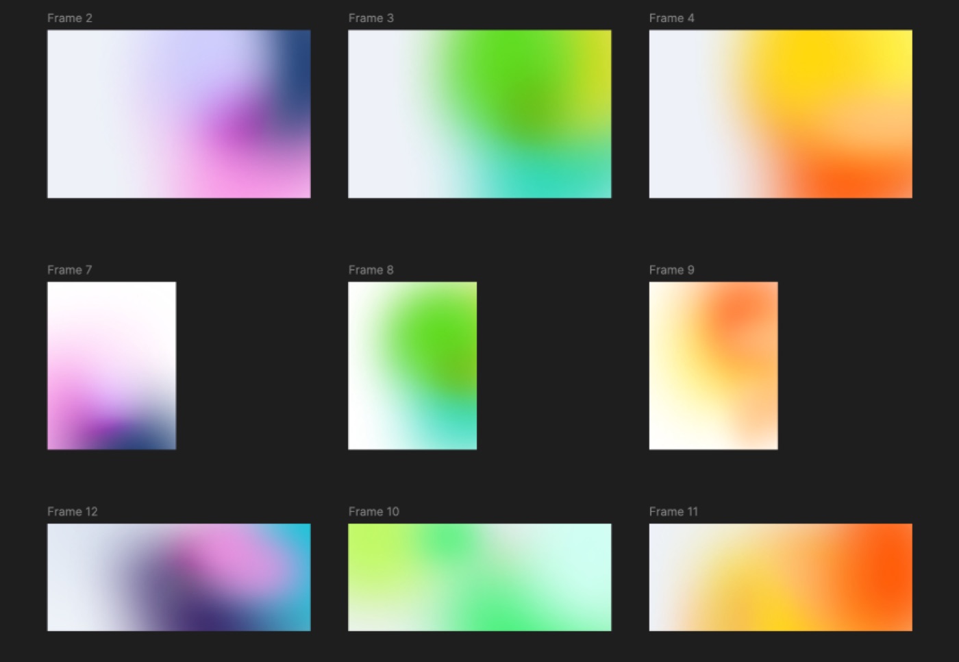 The aurora gradient system used across Right2Hope