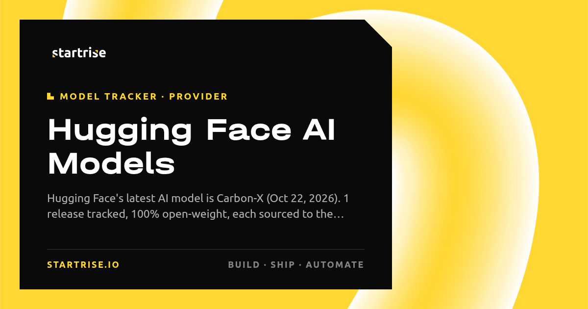Hugging Face AI Models: Latest Releases & Timeline (2026)